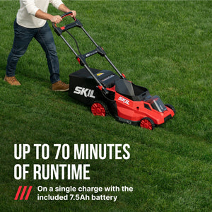 SKIL PWR CORE 40V Brushless 20-Inch Push Mower Kit with Smart Caddy - image 4 of 6