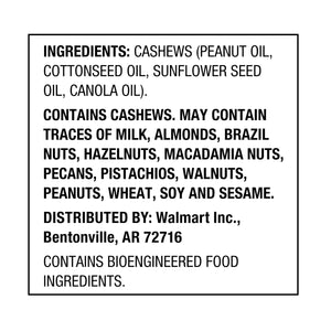 Great Value Deluxe Whole Cashews, Unsalted, 16 oz — grocery product, view 4