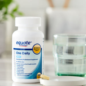 Equate One Daily Men's Multivitamin/Multimineral Supplement Tablets, 200 Count — supplement pack, view 4