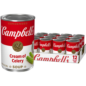 (12 pack) Campbell's Condensed Cream of Celery Soup, 10.5 oz Can (12 Pack) — grocery product