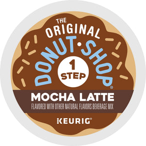 The Original Donut Shop, One Step Mocha Latte Flavored K-Cup Coffee Pods, 10 Count — coffee and drinks product, view 14