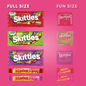 Mars Mixed Skittles & Starburst Variety Pack Chewy Candy Assortment -18 Bars Box — grocery product, view 2