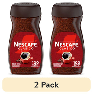 (2 pack) NESCAFÉ CLÁSICO Dark Roast Coffee, Instant Coffee, 7 oz, 1 Jar — coffee and drinks product