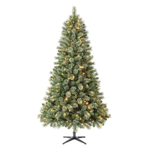 7.5' Pre-Lit Liberty Cashmere Pine Green Artificial Christmas Tree with Color-Changing LED Lights - image 2 of 6
