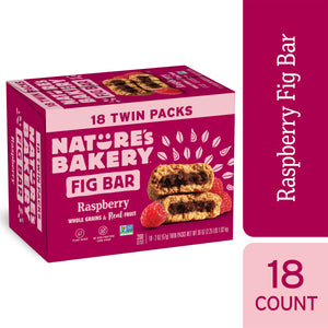 Nature's Bakery Raspberry Fig Bar, 2 oz Twin pack, 18 Count Box — grocery product, view 9