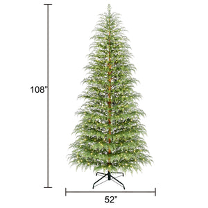 My Texas House 9' Pre-Lit Cypress Green Artificial Christmas Tree with 600 Warm White Twinkle LED - image 4 of 6