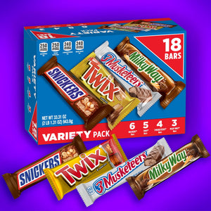 Mars Snickers, Twix, Milky Way & More Assorted Milk Chocolate Candy Bars - 18 Bars — grocery product, view 2