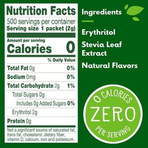Truvia Original Calorie-Free Sweetener from The Stevia Leaf, 500 Count (35.25 oz Box) — grocery product, view 3