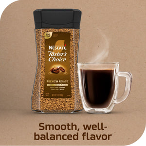 NESCAFÉ Taster's Choice French Roast, Dark Roast Coffee, Instant Coffee, 7 oz, 1 Jar — coffee and drinks product, view 3