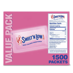 Sweet'N Low Zero Calorie Sweetener, Sugar Substitute Packets, 53 oz, 1500 Count — grocery product, view 6