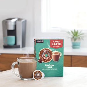 The Original Donut Shop, One Step Mocha Latte Flavored K-Cup Coffee Pods, 10 Count — coffee and drinks product, view 6