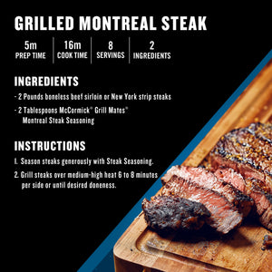 Grill Mates Montreal Steak Seasoning, 11.62 oz Bottle — coffee and drinks product, view 7