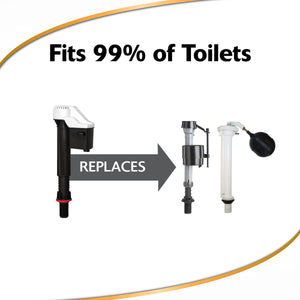 Korky QuietFILL Universal Toilet Fill Valve - Easy Installation, Adjustable — home and garden product, view 5