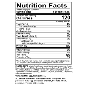 REDCON1 MRE Lite Whole Food Protein Powder, Vanilla Milkshake — sports nutrition product, view 2