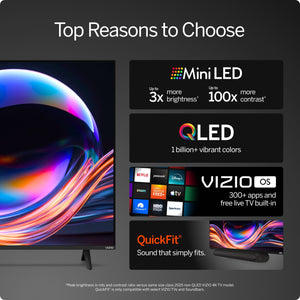 VIZIO 65" Mini LED Quantum 4K QLED HDR Smart TV (New) VQM65C-10 - image 4 of 6