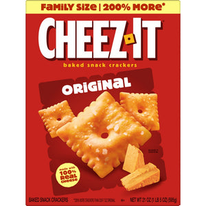 Cheez-It Original Cheese Crackers, Baked Snack Crackers, 21 oz — grocery product, view 9