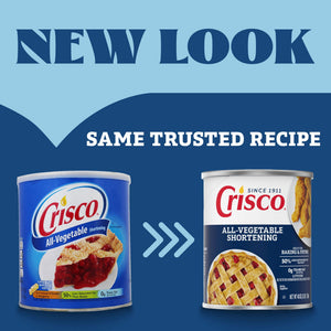 Crisco All-Vegetable Shortening, Gluten Free Shortening, 48 oz Resealable Can — grocery product, view 5
