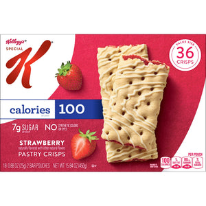Special K Bar Strawberry Chewy Pastry Crisps, 100 Calories, 15.84 oz, 36 Count — grocery product, view 6