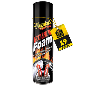 (2 pack) Meguiar's Hot Shine Tire Foam for Cars and Trucks, 19 oz — automotive product, view 2