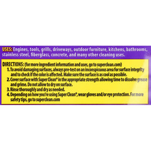 Super Clean Tough Task Cleaner-Degreaser - 1 Gallon | 128 Fluid Ounces — automotive product, view 13
