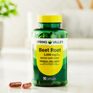 Spring Valley Beet Root Dietary Supplement, 1000 mg, 90 Count — supplement pack, view 6