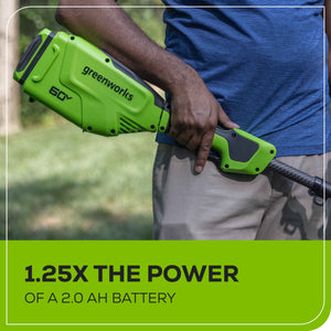 Greenworks 60 Volt 2.5Ah Battery 1807202 - image 6 of 6