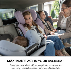 Evenflo Revolve360 Slim 2-in-1 Rotating Car Seat with Green & Gentle Fabric (Quartz) - image 4 of 6