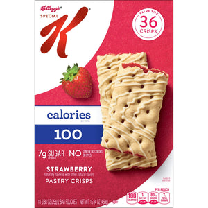 Special K Bar Strawberry Chewy Pastry Crisps, 100 Calories, 15.84 oz, 36 Count — grocery product, view 7