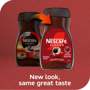 (2 pack) NESCAFÉ CLÁSICO Dark Roast Coffee, Instant Coffee, 7 oz, 1 Jar — coffee and drinks product, view 3