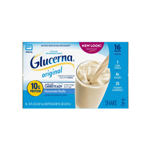 Glucerna Original Diabetic Protein Shake, Homemade Vanilla, 8 fl oz Bottle, 16 Count — sports nutrition product, view 11