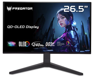 Acer Predator 27" WQHD (2560 x 1440) QD-OLED Gaming Monitor