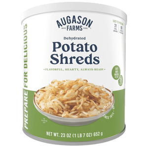 Augason Farms Dehydrated Potato Shreds Can, 31 Servings — grocery product