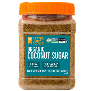 BetterBody Foods Organic Coconut Sugar, 24 oz — grocery product