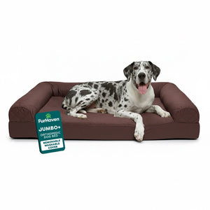 FurHaven Classic Sofa Orthopedic Dog Bed For Large Dogs