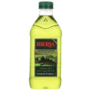 Iberia Premium Blend Sunflower Oil & Extra Virgin Olive Oil 51 fl oz — grocery product