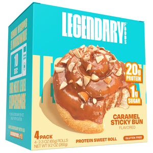 Legendary Foods-Protein Sweet Roll-Caramel Sticky Bun 9.2oz/ 4ct — grocery product