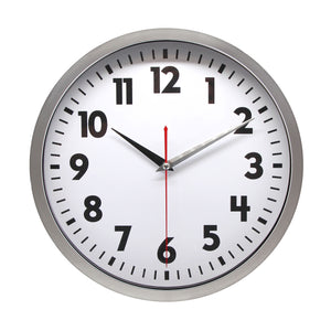 Mainstays 12\" Quartz Modern Indoor Schoolhouse Clock, Easy Read Dial — home and garden product