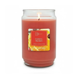 Mainstays Cranberry Mandarin Scented Single-Wick Candle, 20oz Glass Jar — home and garden product
