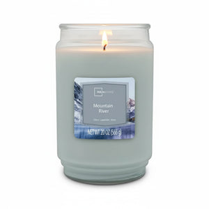 Mainstays Single-Wick Scented Glass Jar Candle, Mountain River, 20oz. — home and garden product