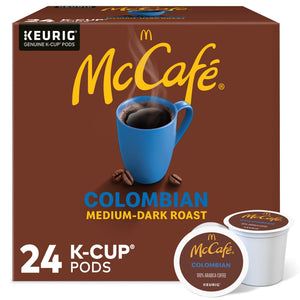 McCafe, Colombian Medium-Dark Roast K-Cup Coffee Pods, 24 Count — coffee and drinks product