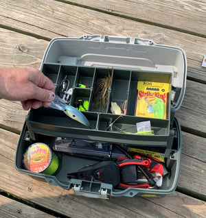 Plano 6201 One-Tray Tackle Box, Bait Storage, Extending Cantilever-tray Design — sports and outdoor product, view 7