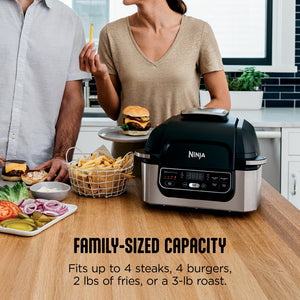 Ninja Foodi AG300 Electric Contact Grill with 4-Qt Air Fryer - image 3 of 6