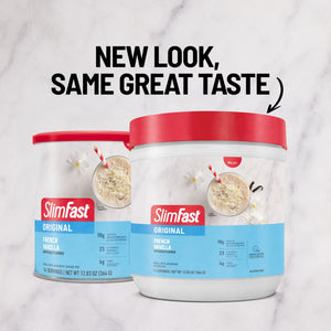 (3 pack) SlimFast Original Meal Replacement Shake Powder, French Vanilla, 12.83 oz — sports nutrition product, view 5