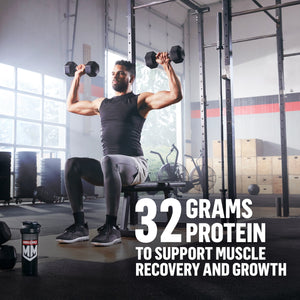 Muscle Milk Genuine Protein Powder, Chocolate, 1.93 Pound, 12 Servings — sports nutrition product, view 4