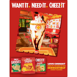 Cheez-It Original Cheese Crackers, Baked Snack Crackers, 21 oz — grocery product, view 10
