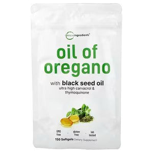 Micro Ingredients, Oil of Oregano, 150 Softgels — supplement pack