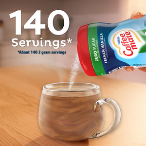 Coffee mate French Vanilla Zero Sugar Powder Coffee Creamer, 10.2 oz — coffee and drinks product, view 4