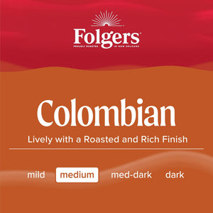 Folgers Colombian Decaffeinated Coffee, Medium Roast, Keurig K Cup Brewers, 24 Count Box — coffee and drinks product, view 10