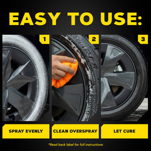 (2 pack) Meguiar's Hot Shine Tire Foam for Cars and Trucks, 19 oz — automotive product, view 7