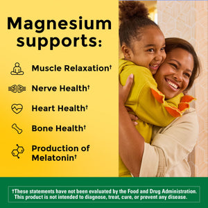 Nature Made Magnesium Oxide 250 mg Tablets, Supports Muscle Relaxation, 300 Count — supplement pack, view 3